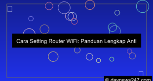 gambar cara setting router wifi