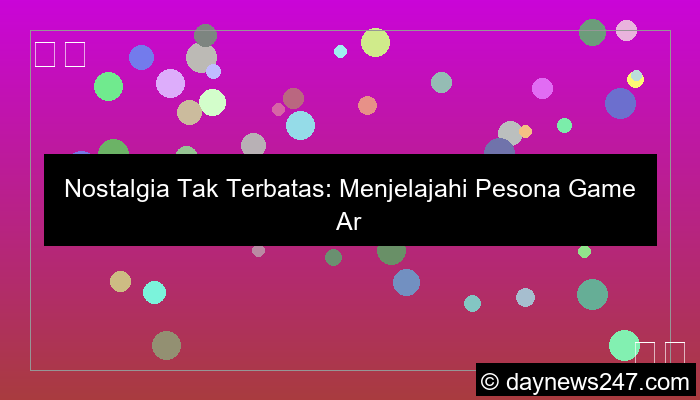 visual game arcade klasik offline