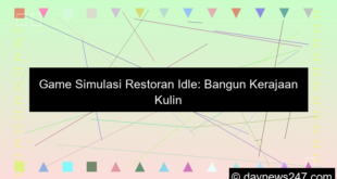 ilustrasi game simulasi restoran idle