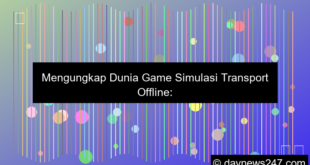 visual game simulasi transport offline