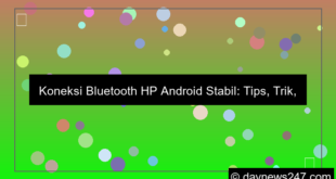 desain hp android koneksi bluetooth stabil