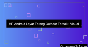 hp android layar terang outdoor