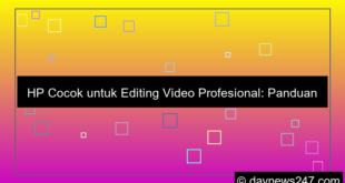 hp cocok untuk editing video