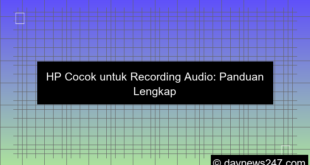 visual hp cocok untuk recording audio