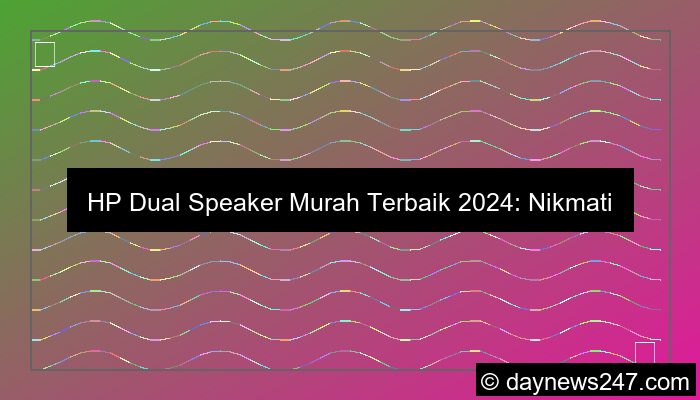 visual hp dual speaker murah