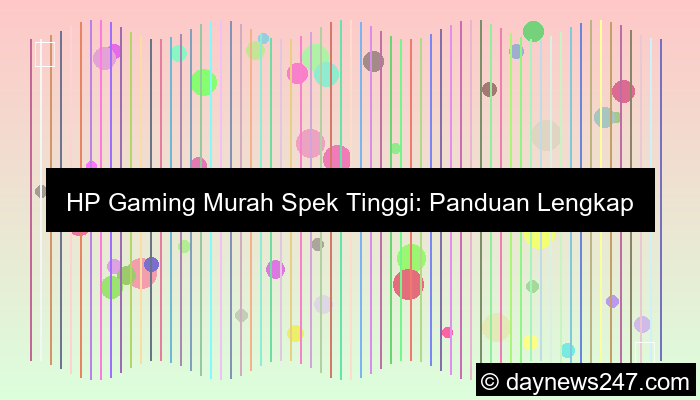 desain hp gaming murah spek tinggi