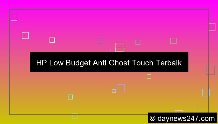 hp low budget anti ghost touch