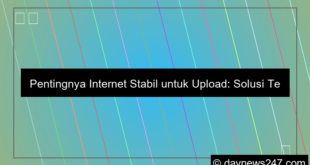 ilustrasi internet stabil untuk upload