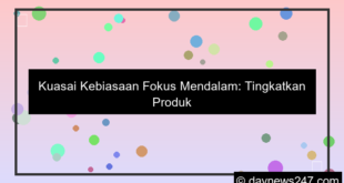 kebiasaan fokus mendalam
