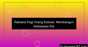 kebiasaan pagi orang sukses