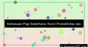 desain kebiasaan pagi sederhana