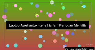 laptop awet untuk kerja harian
