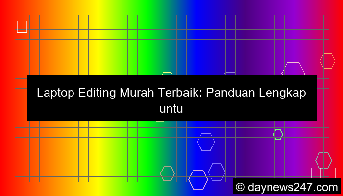 laptop editing murah