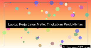 visual laptop kerja layar matte