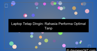 desain laptop tanpa panas berlebih