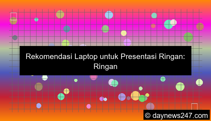 laptop untuk presentasi ringan