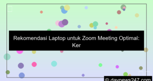 ilustrasi laptop untuk zoom meeting