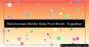 ilustrasi monitor kerja pivot murah
