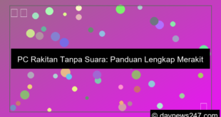 visual pc rakitan tanpa suara