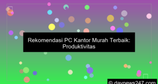 grafik rekomendasi pc kantor murah
