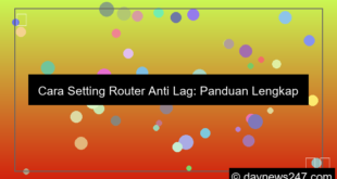 gambar setting router anti lag