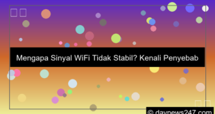 sinyal wifi tidak stabil