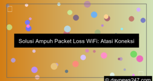 desain solusi packet loss wifi