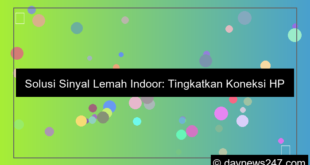 grafik solusi sinyal lemah indoor