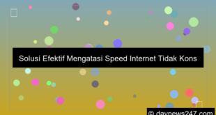 solusi speed tidak konsisten