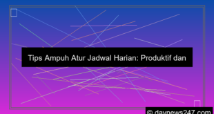 tips atur jadwal harian
