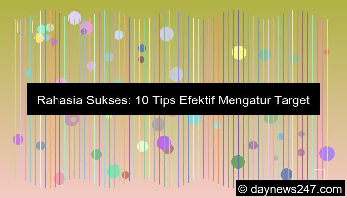 tips atur target harian