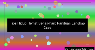 tips hidup hemat sehari hari