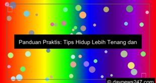 grafik tips hidup lebih tenang