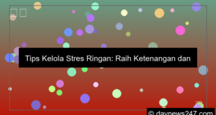 tips kelola stres ringan