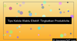 visual tips kelola waktu efektif