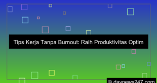 desain tips kerja tanpa burnout