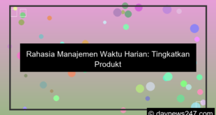 desain tips manajemen waktu harian