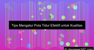 tips mengatur pola tidur