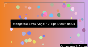 gambar tips mengurangi stres kerja