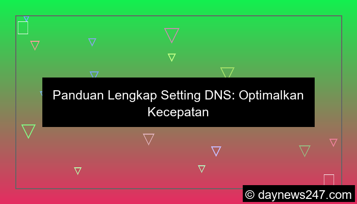 tips setting dns internet